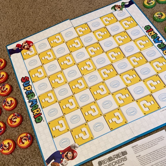 USAopoly super Mario checkers game - Picture 6 of 10